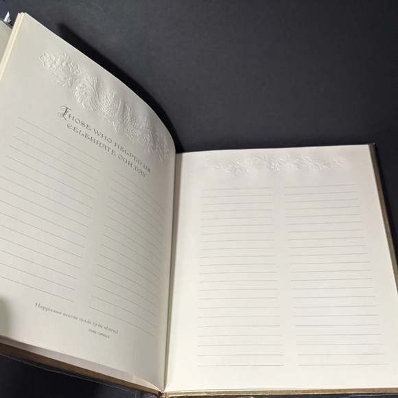 NWTHallmark 50th Anniversary Photo Album Scrapbook Memory GuestBook Original Box - Picture 8 of 9